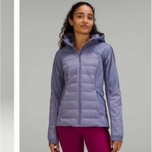 🍋 Lululemon Down For It All Jacket Peri Purple Size 10 EUC!